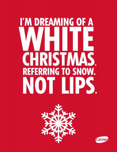 carmex white christmas lips